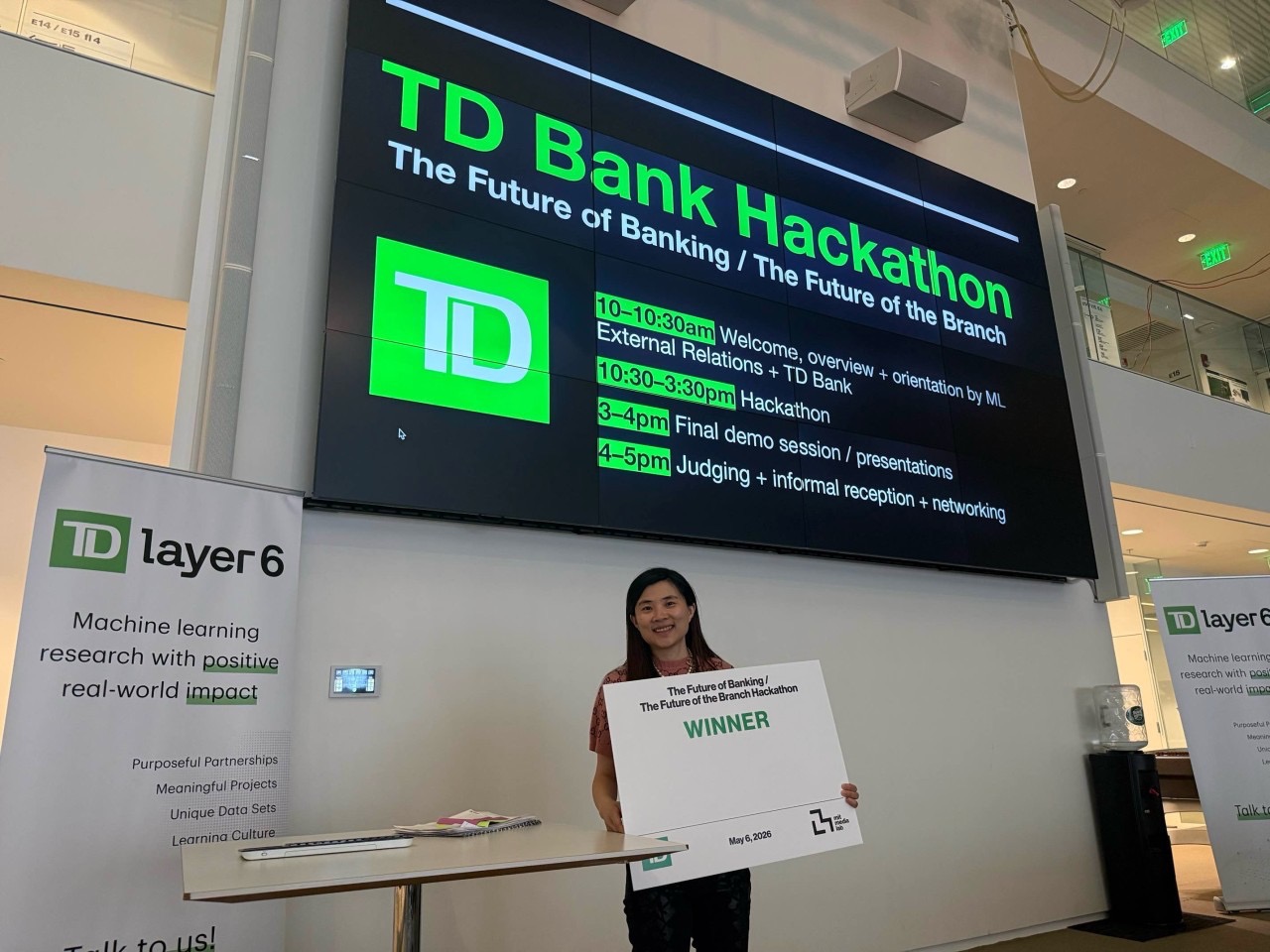 TD Bank Hackathon Winner